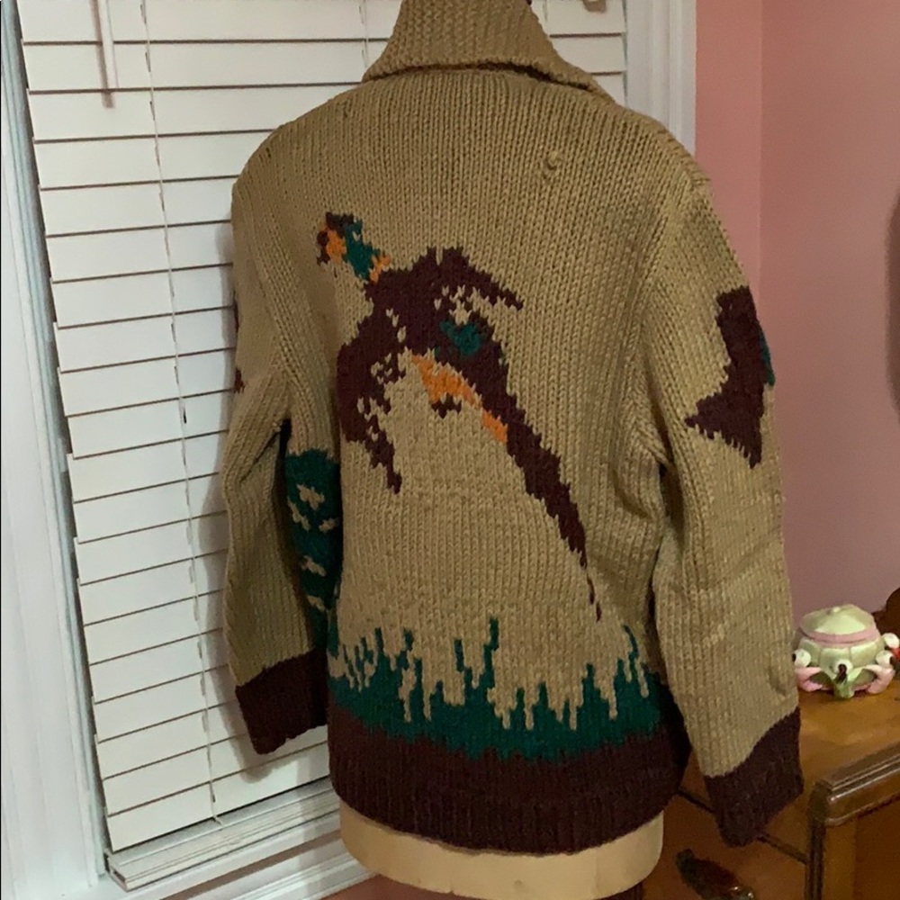 Vintage Cowichan Hunting Sweater